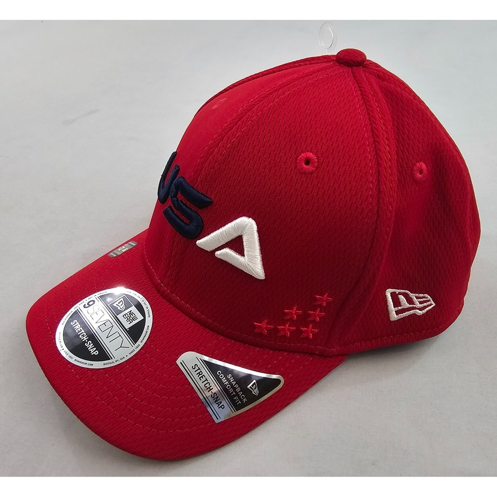 New Era 9Seventy USA Ryder Cup hat cap team OS logo red stars stretch snap